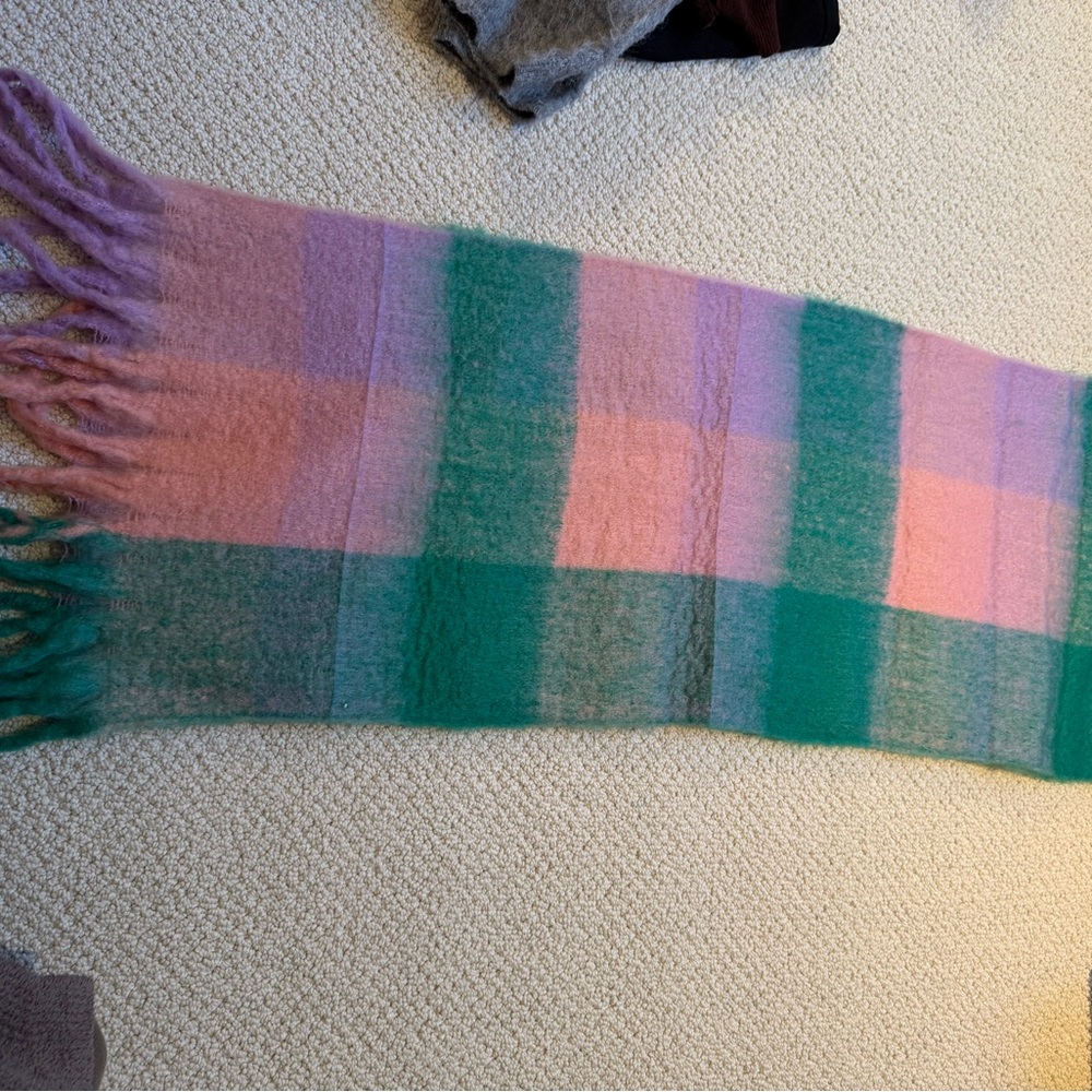 Colorful Plaid Women's Scarf